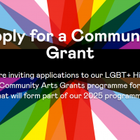 Apply for a Community Grant for LGBT+ History Month