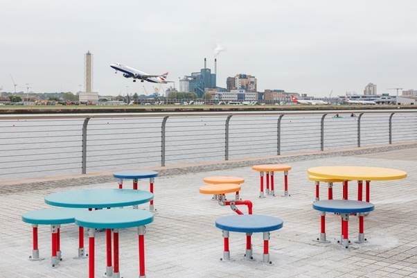 Round the Neighbourhood - chairs in the Royal Docks