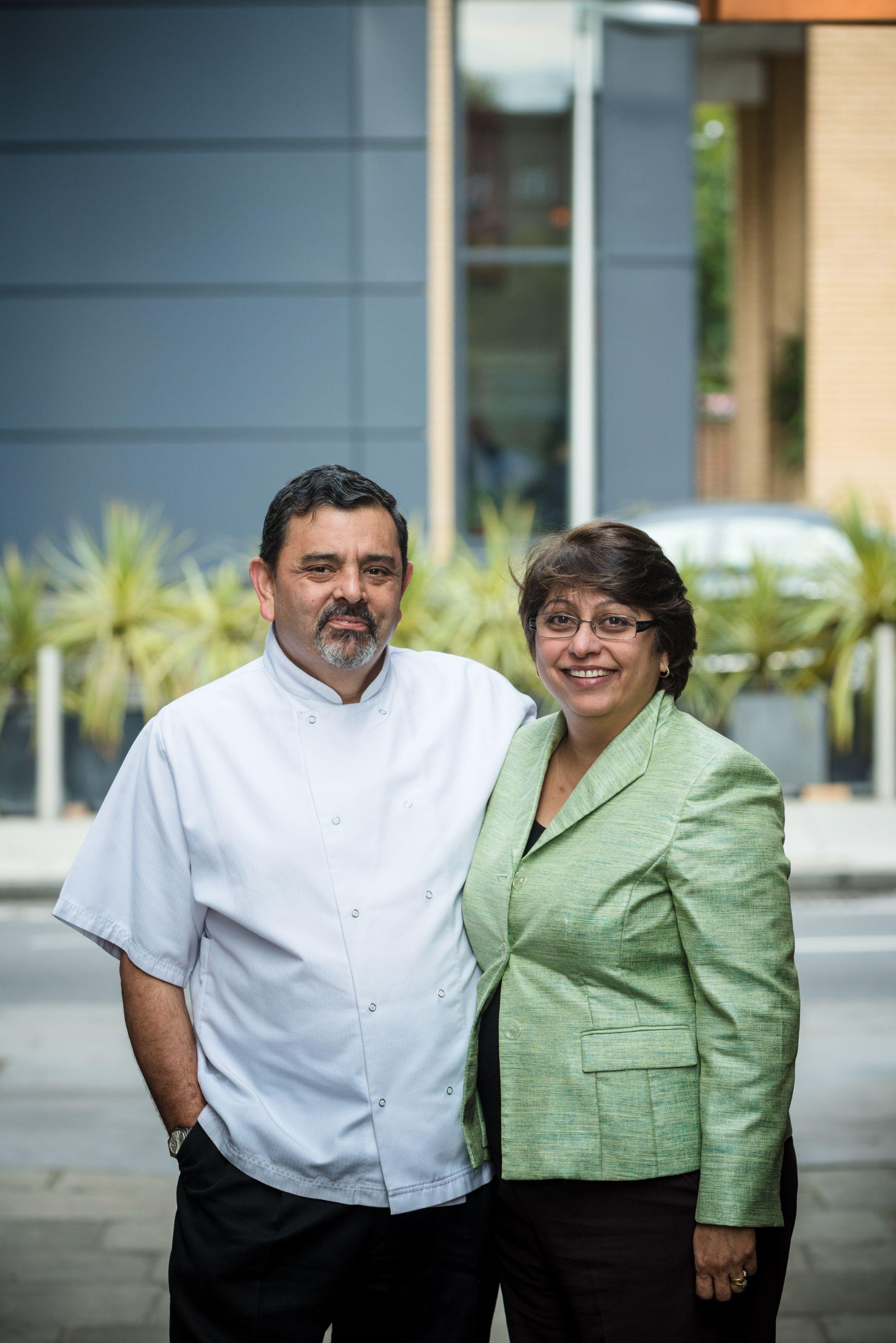 Portrait of Cyrus and Pervin Todiwala
