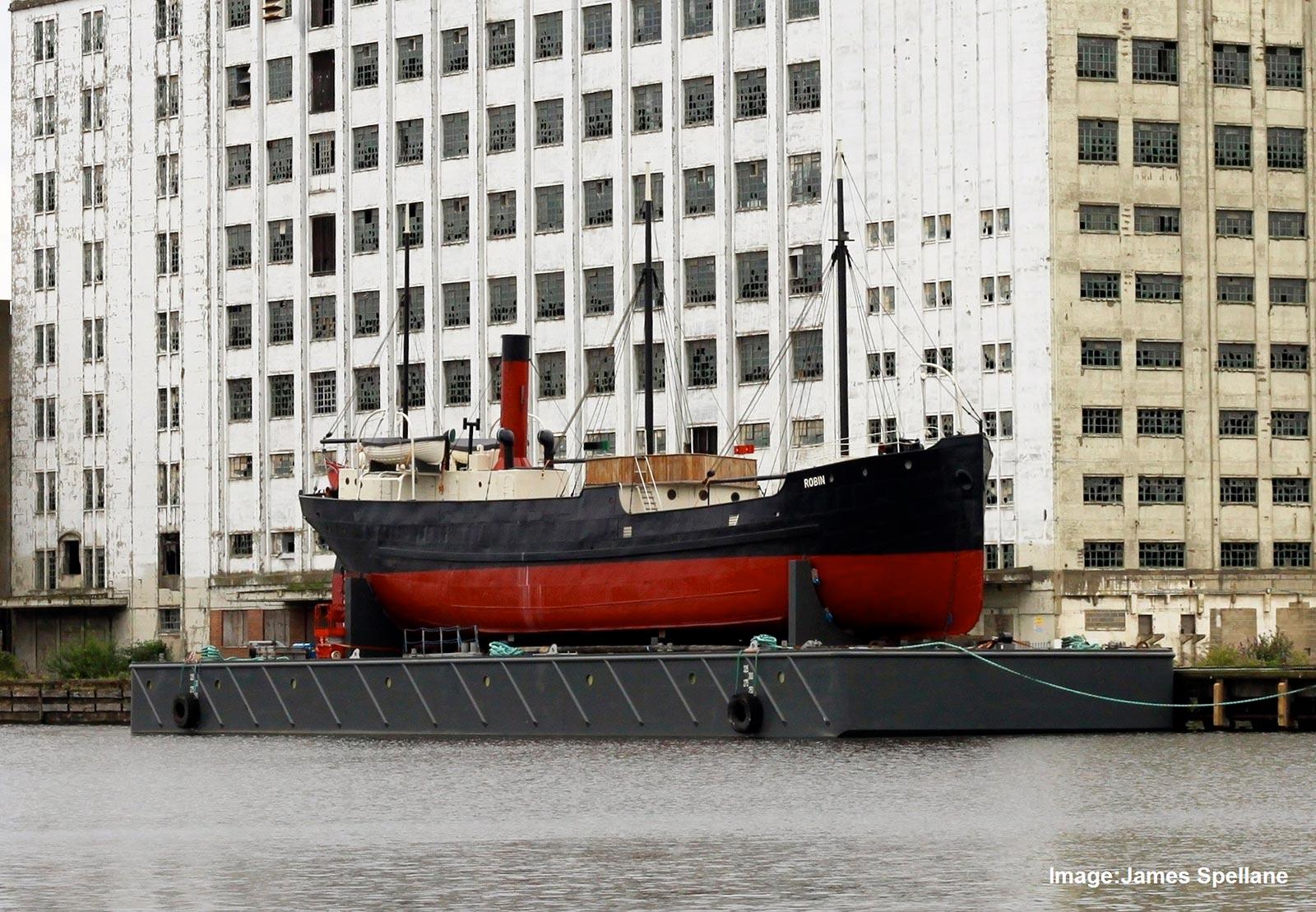 SS Robin in the Royal Docks