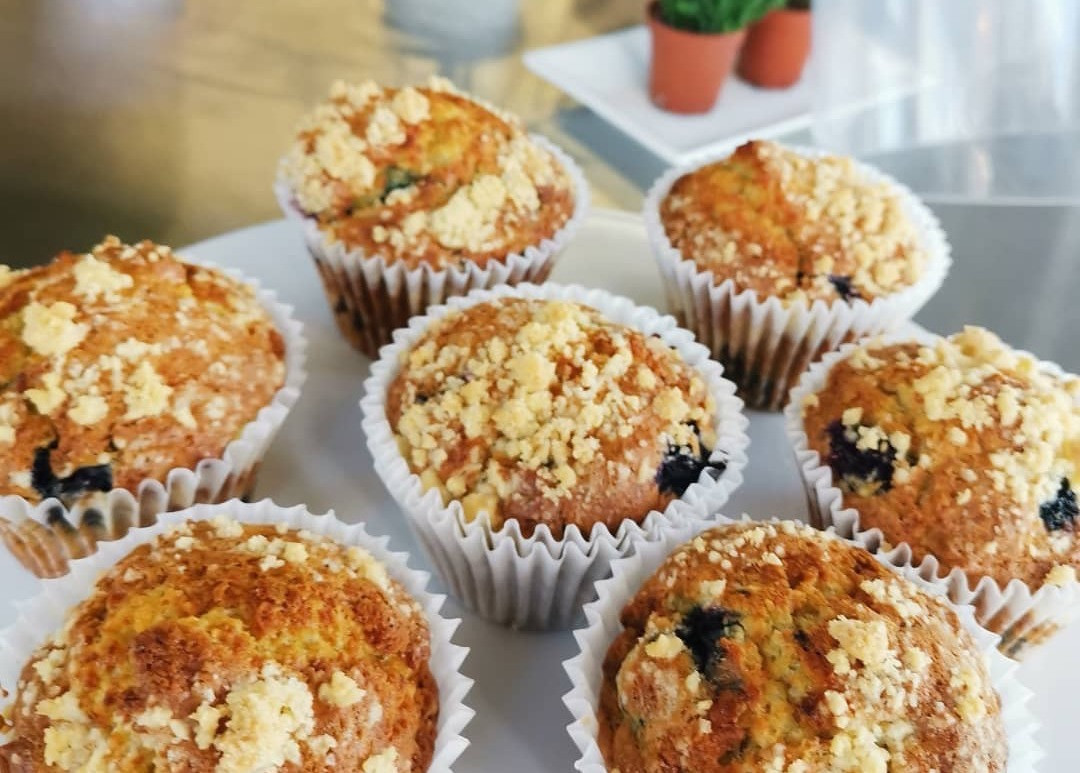 A selection of Lockside Kitchen muffins
