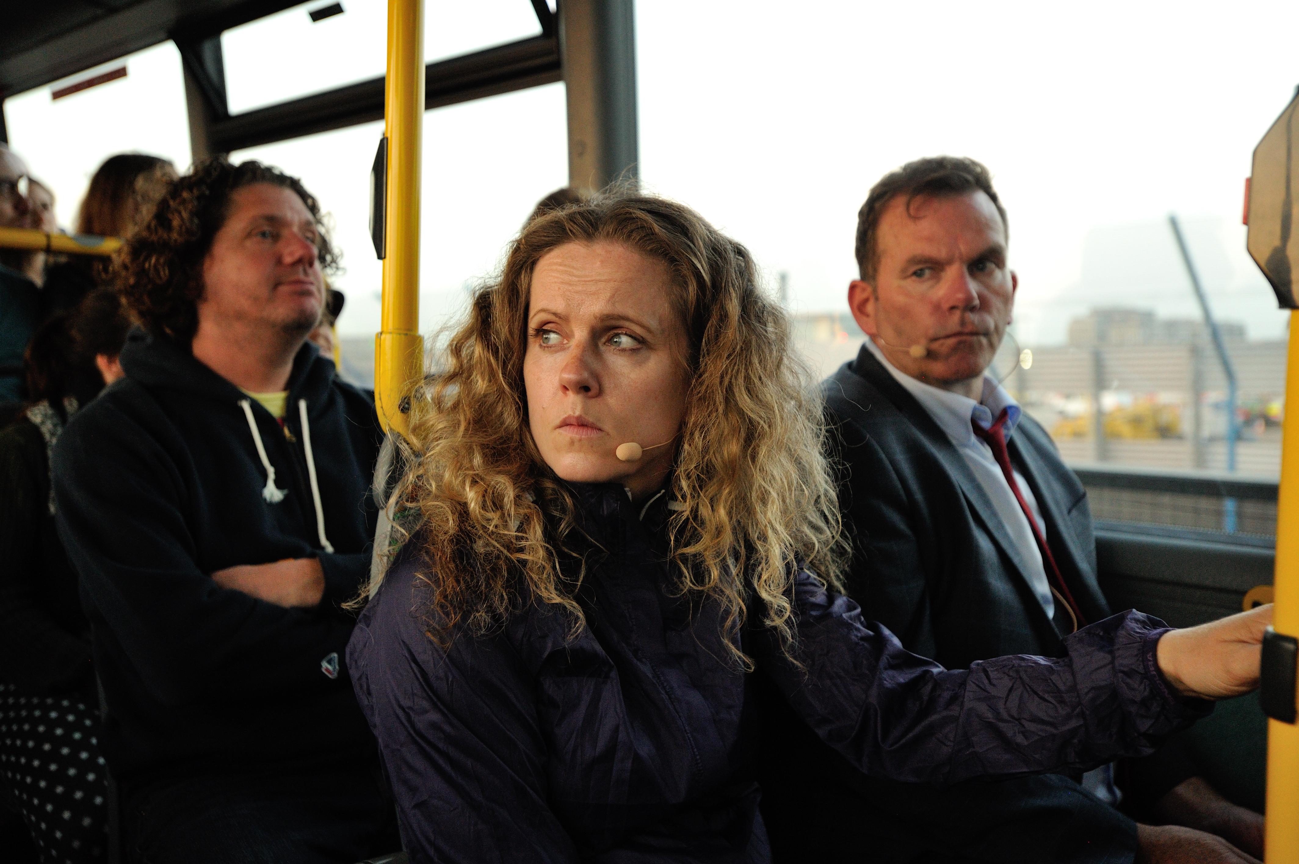 Passengers on a London Bus