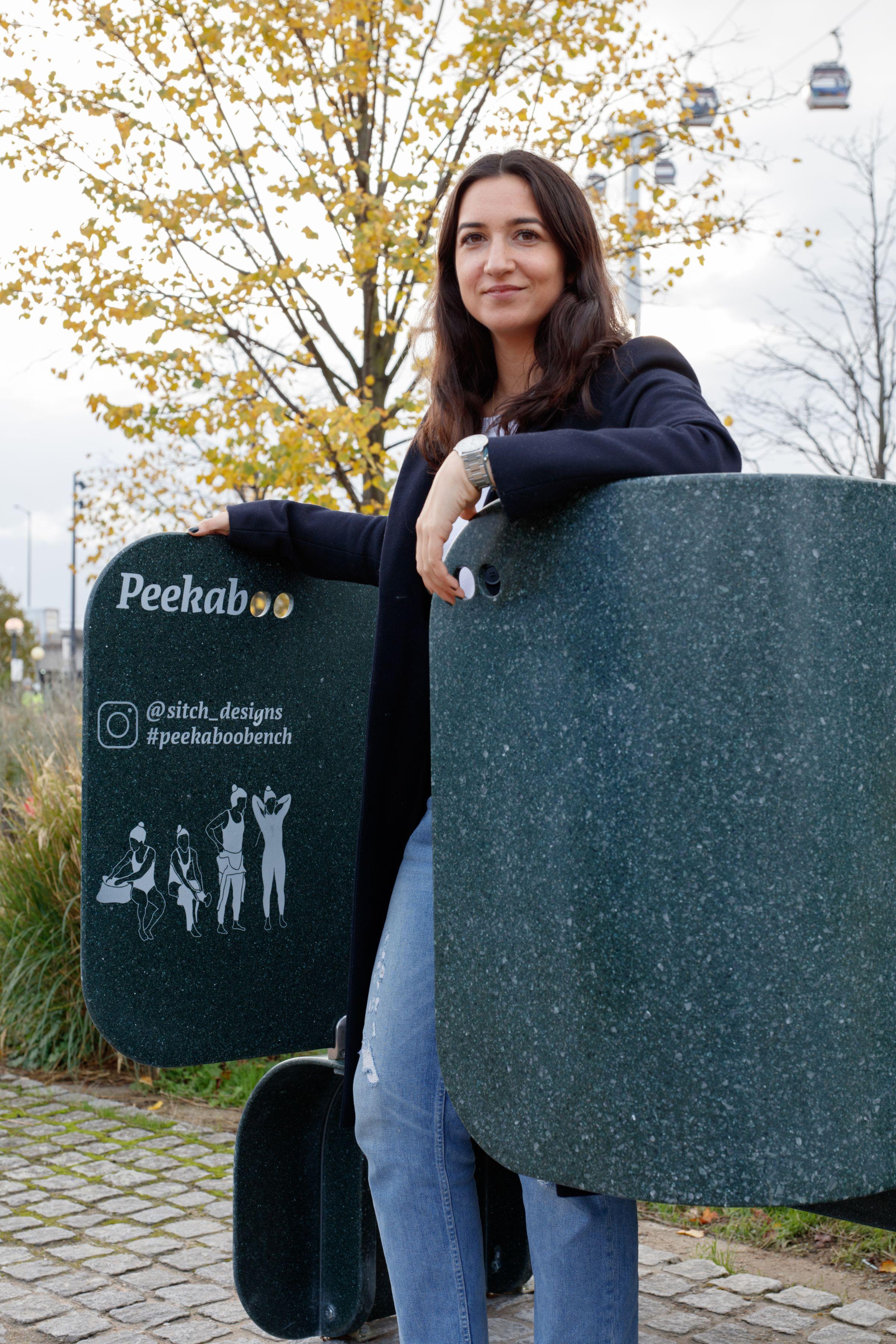 Portia Malik's Peekaboo bench