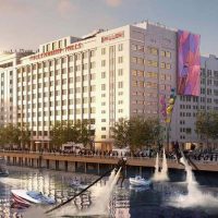 CGI impression of redeveloped Millennium Mills