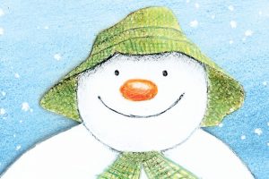 The Snowman, with Christmas card printing by Temple Print Studio