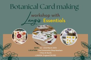 Botanical card making workshop