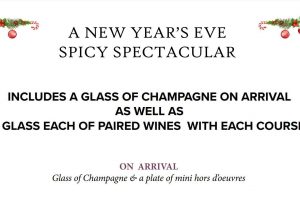 Join Cafe Spice Namaste for a New Year's Eve Spicy Spectacular