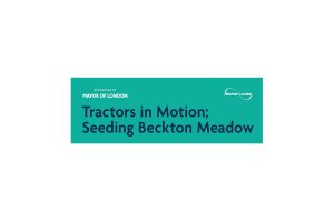 Tractors in Motion;  Seeding Beckton Meadow.
