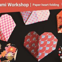Origami workshop | Paper heart folding