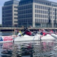 Outrigging in the Royal Docks